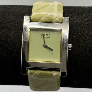 Silver & Green Nine & Company Watch
